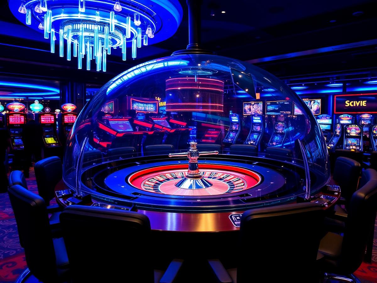 Automated roulette station