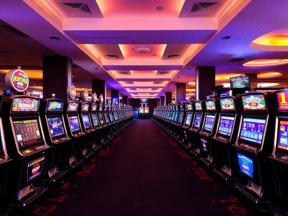 Slot Floor area of a modern casino venue